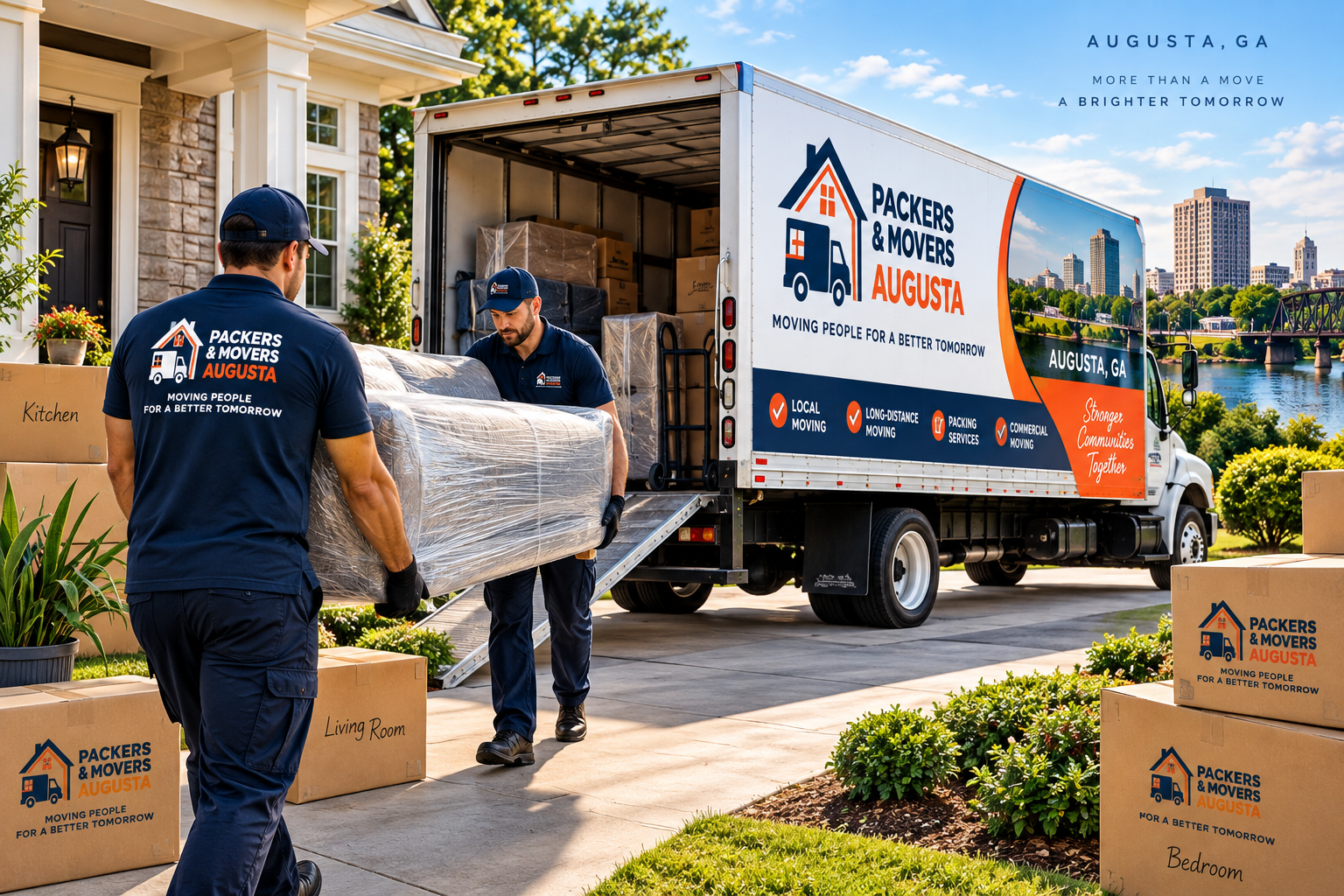 Professional Augusta moving crew