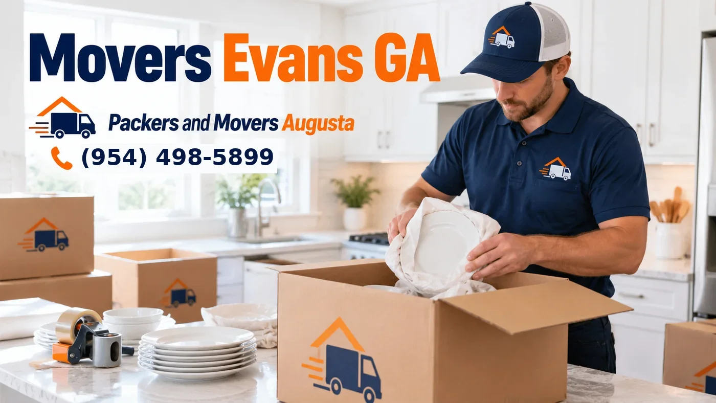 Movers Evans GA local moving and packing help crew