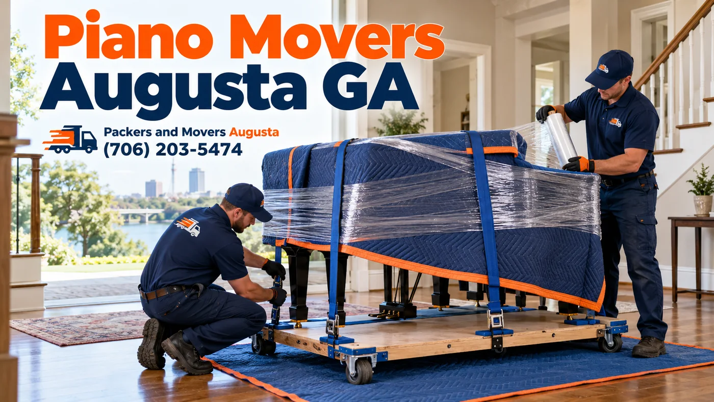Piano Movers Augusta GA crew Piano Movers Augusta GA careful piano moving crew