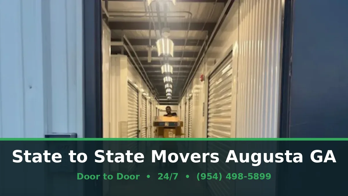 State to State Movers Augusta GA - Packers and Movers Augusta